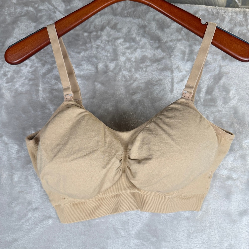 Kindred by Kindred Bravely Sublime Nursing Pumping Bra Beige XL Regular Wireless